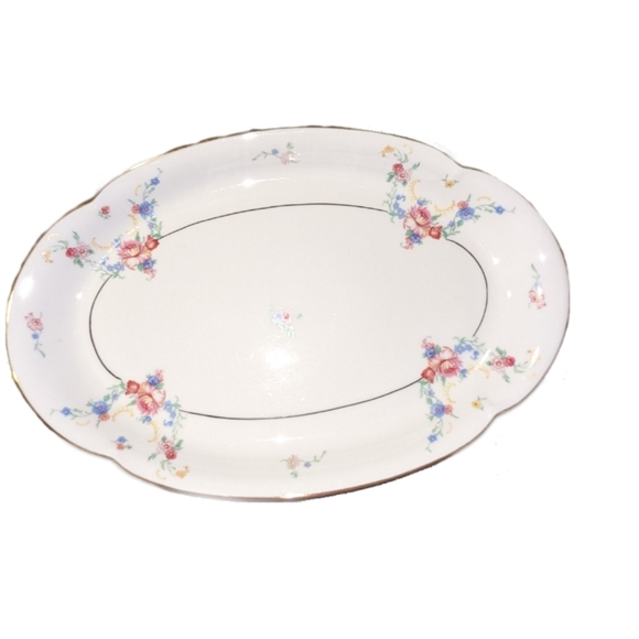 2 Royal Bayreuth Oval Platters - Germany US Zone & Bavaria - Picture 2 of 7